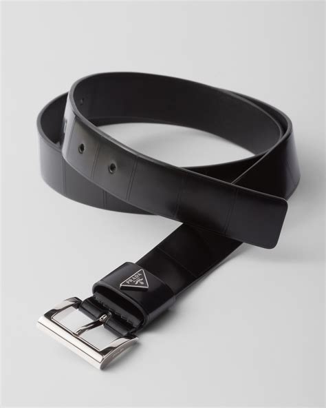 prada belt singapore price|Black Brushed Leather Belt .